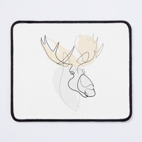 Item preview, Alces - one line moose designed and sold by addillum.