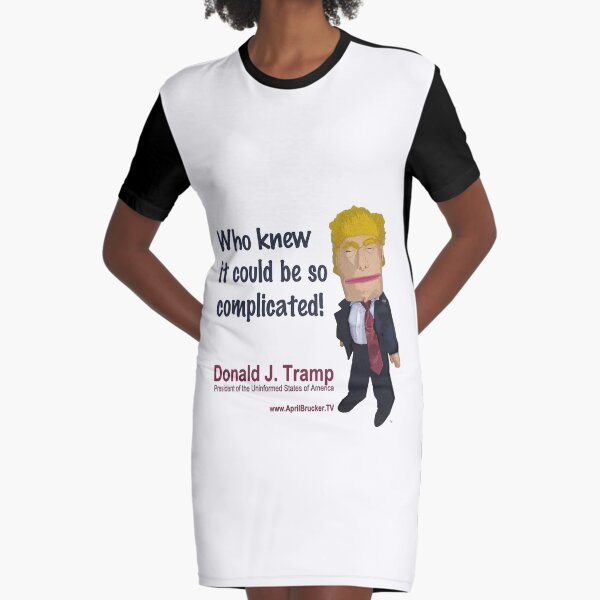 Who knew it could be so complicated! Graphic T-Shirt Dress