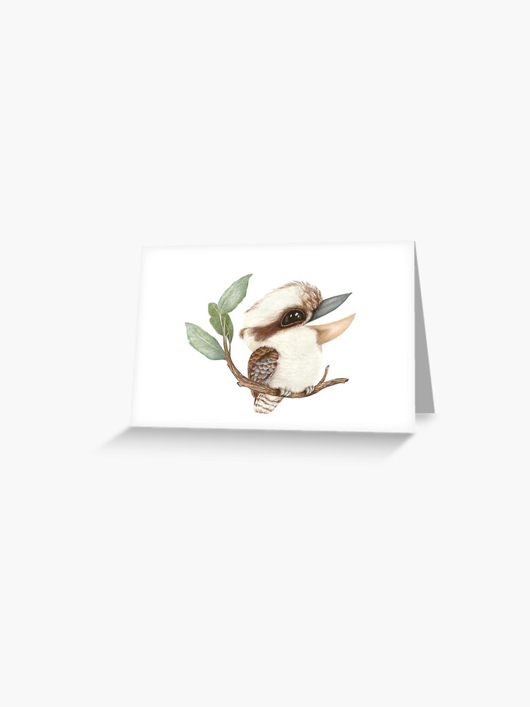 Baby Kookaburra Greeting Card Baby Kookaburra Greeting Card