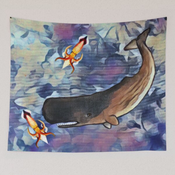 Item preview, Deep Blue Sea designed and sold by lindosilks.
