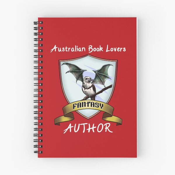 Item preview, Australian Book Lovers fantasy author - white text designed and sold by AusBookLovers.