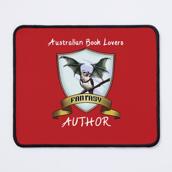 Item preview, Australian Book Lovers fantasy author - white text designed and sold by AusBookLovers.