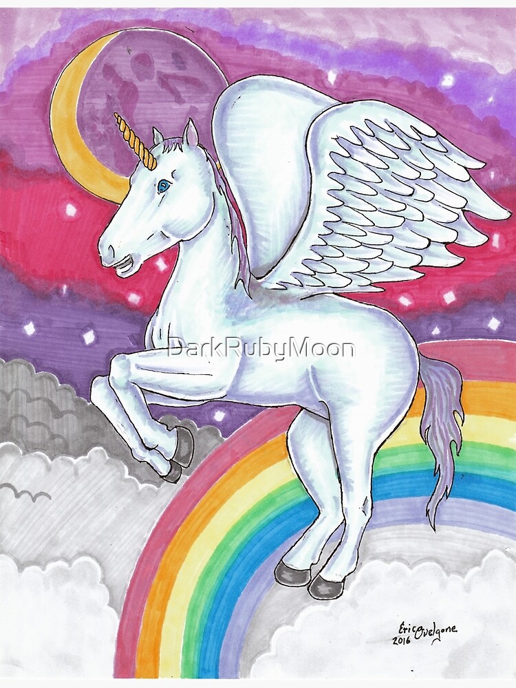 Unicorn by DarkRubyMoon