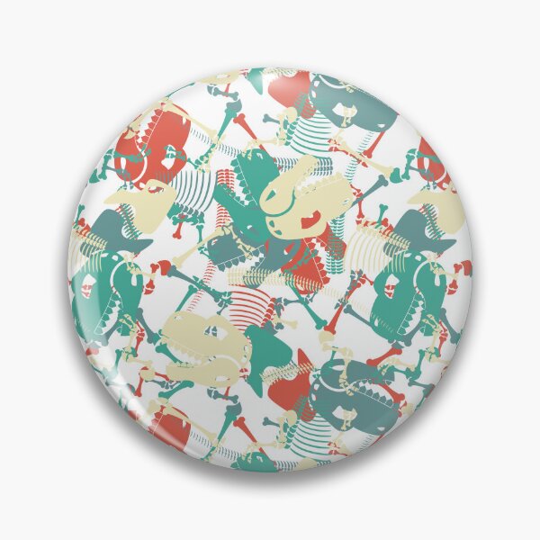 Item preview, Dino classic pattern designed and sold by emalijae.