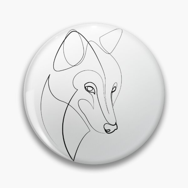 Item preview, Montero - one line wolf designed and sold by addillum.