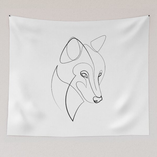 Item preview, Montero - one line wolf designed and sold by addillum.