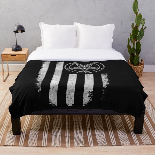 Baphomet Nation Throw Blanket