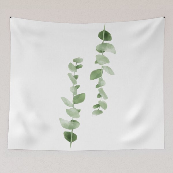 Item preview, Watercolor Green Eucalyptus Leaves,eucalyptus art,eucalyptus painting,botanical illustration, designed and sold by Tamas Das.