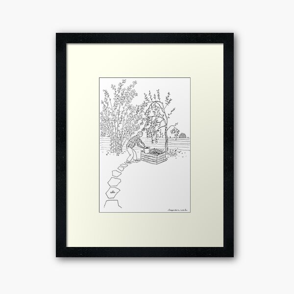 beegarden.works 001 Framed Art Print