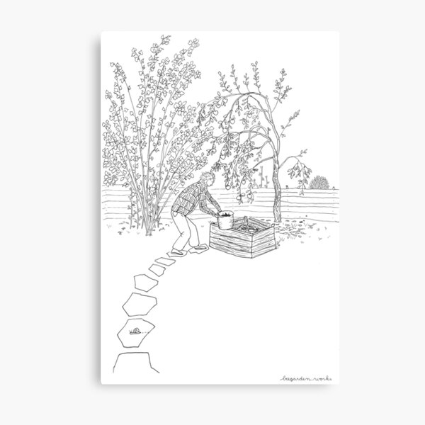 beegarden.works 001 Metal Print