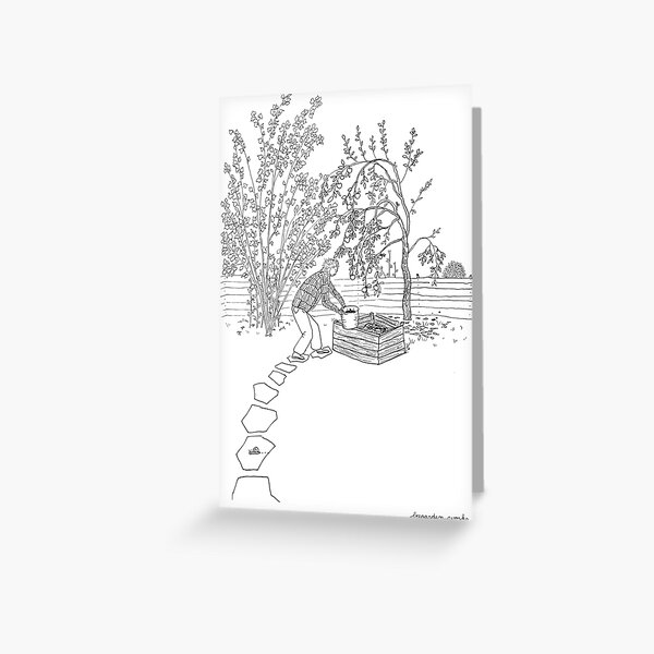 beegarden.works 001 Greeting Card