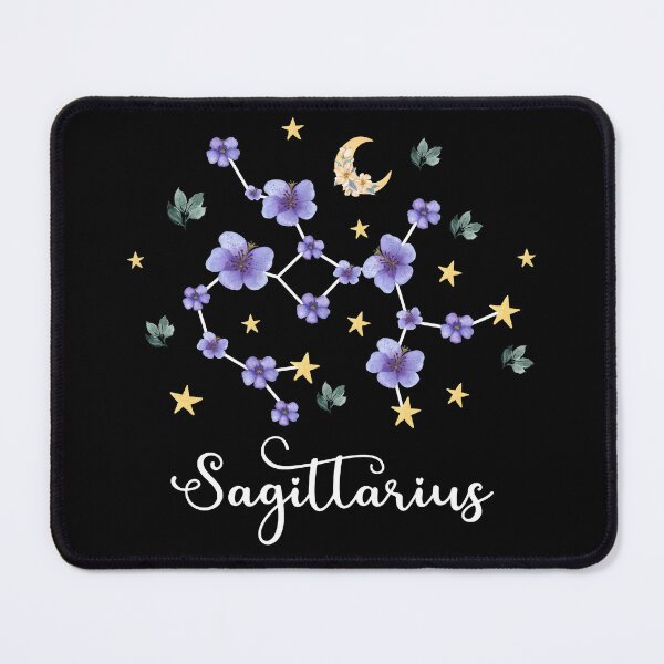 Item preview, Sagittarius Zodiac Wildflower Constellation designed and sold by GeeHanz.
