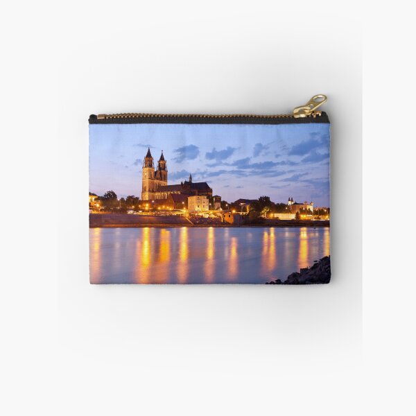Item preview, Magdeburg Cathedral at night designed and sold by reisefoto.
