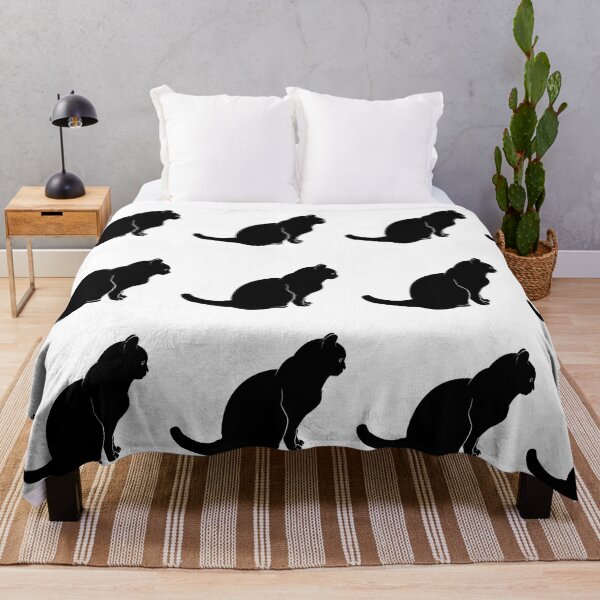 Item preview, Cat Profile Silhouette designed and sold by kotastrophe.