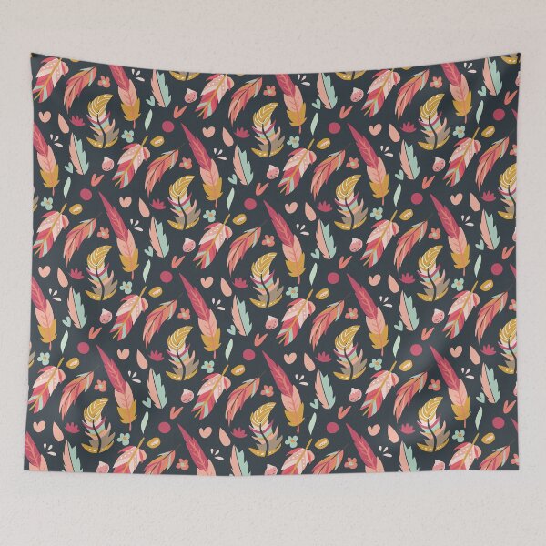 Item preview, Colorful Feathers Pattern designed and sold by Cloud9hopper.