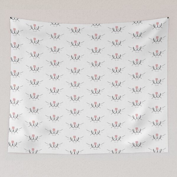 Item preview, Cute Cat Nose & Whiskers designed and sold by Ndigwan.