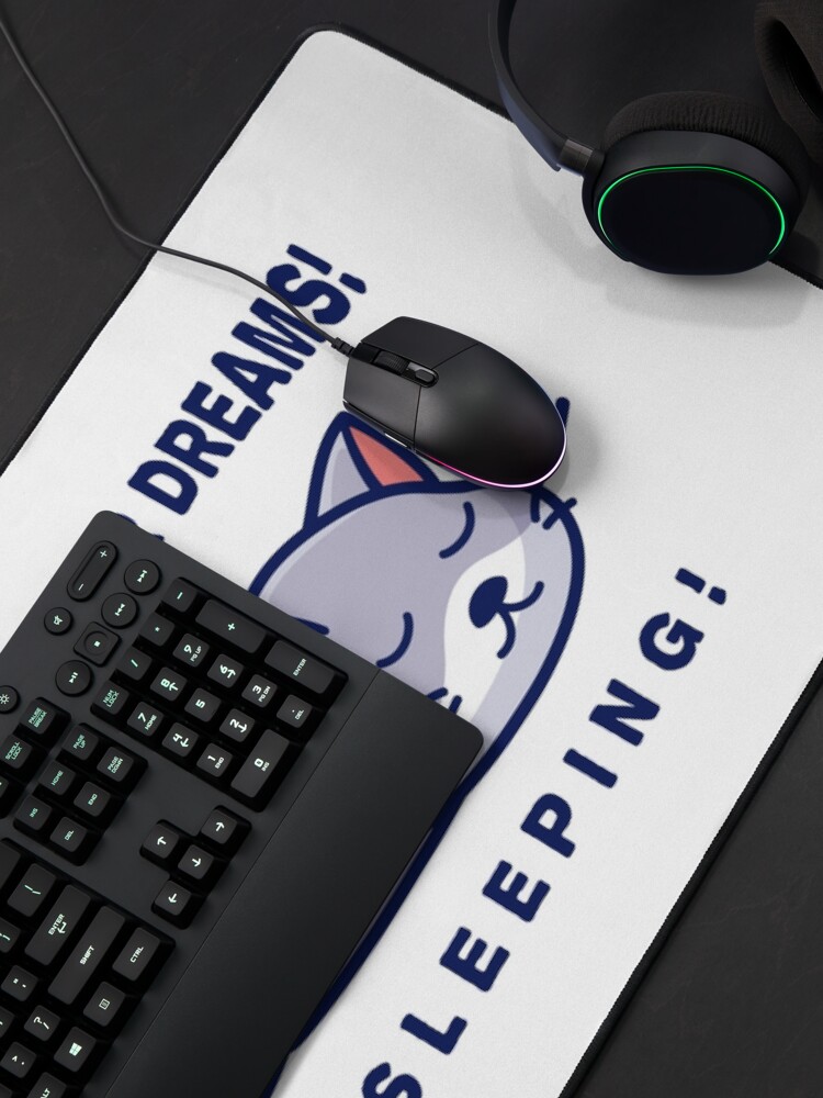 Alternate view of Cat Sleeping and Dreaming Mouse Pad