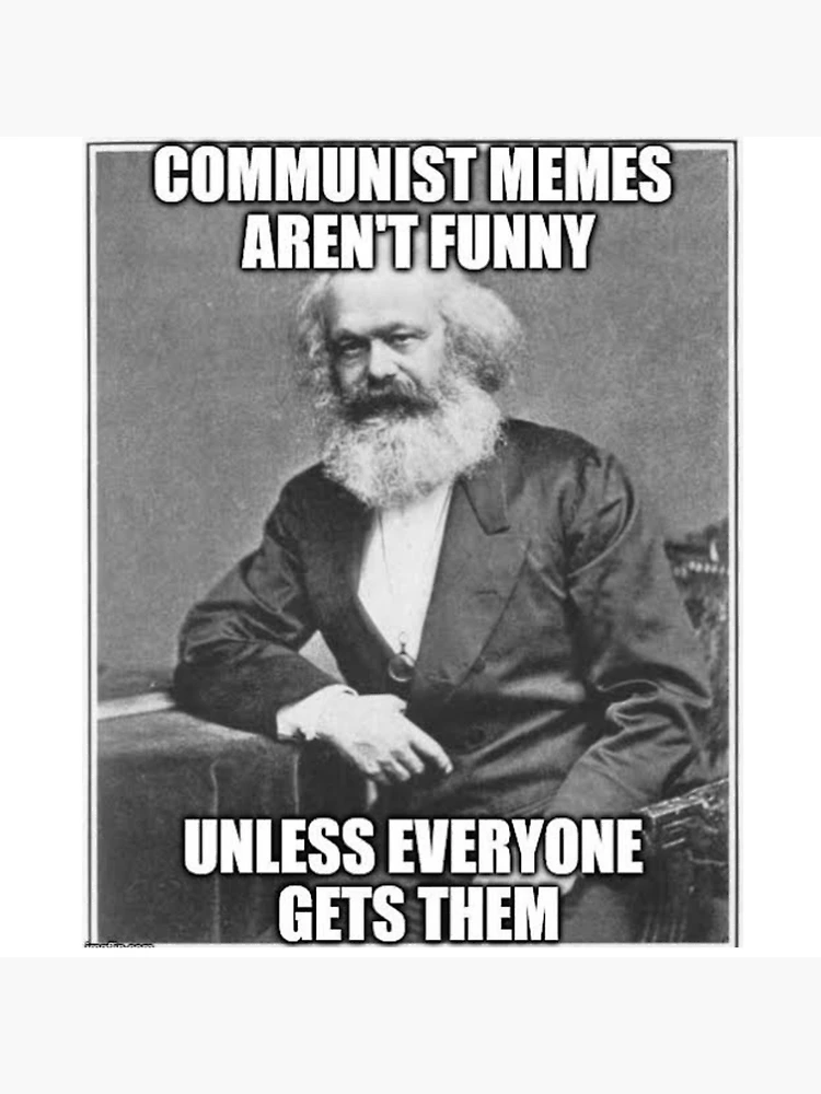 Novelty Comedy Political Vinyl Sticker We Must Seize The Memes of  Production Karl Marx Marxist Communist Socialist Meme : Good-Looking  Corpse: : Toys & Games