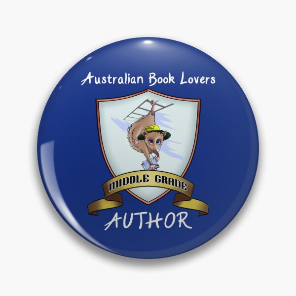 Item preview, Australian Book Lovers middle grade author - white text designed and sold by AusBookLovers.