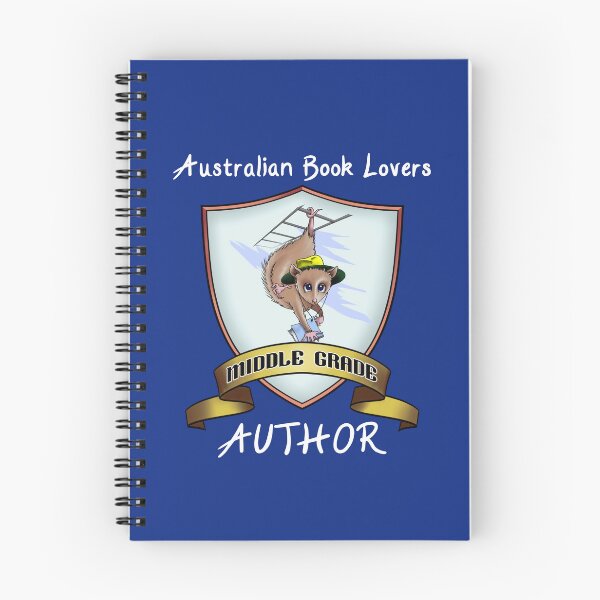 Item preview, Australian Book Lovers middle grade author - white text designed and sold by AusBookLovers.