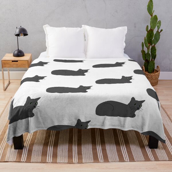 Item preview, Cat Sitting Side Gray designed and sold by kotastrophe.