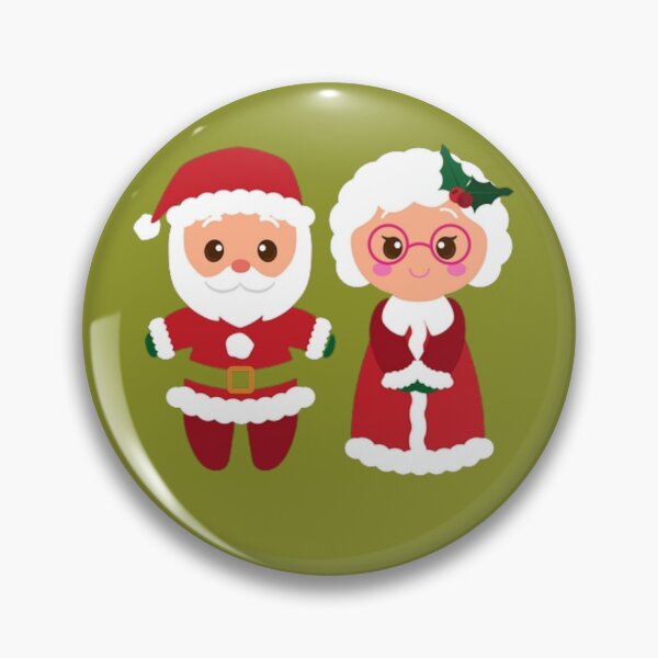 Item preview, Merry Christmas from Mr. and Mrs. Claus | Christmas Santa Claus couple designed and sold by Fus-art94.