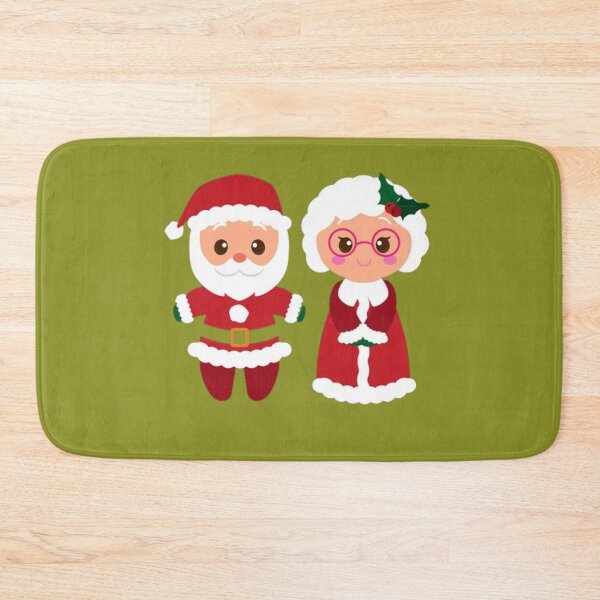 Item preview, Merry Christmas from Mr. and Mrs. Claus | Christmas Santa Claus couple designed and sold by Fus-art94.