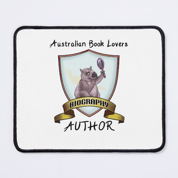 Item preview, ABL biography author - black text designed and sold by AusBookLovers.