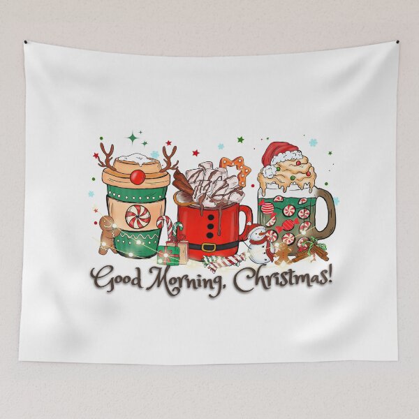 Item preview, Cute Christmas Morning Coffee Mugs designed and sold by Rodellina.