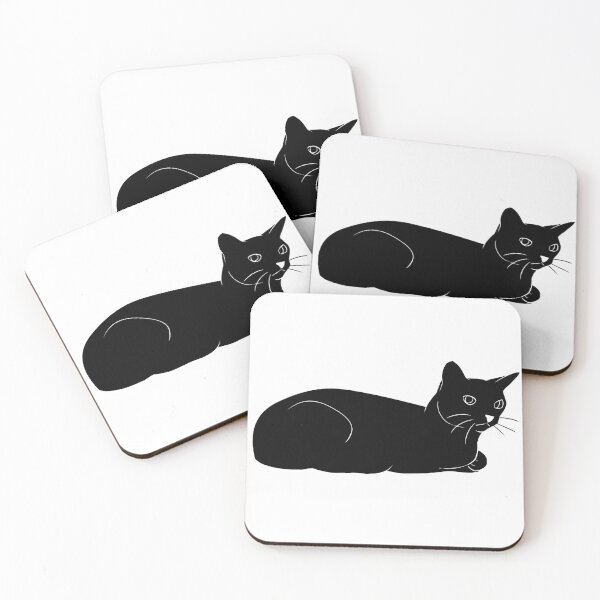 Item preview, Cat Sitting Side Silhouette designed and sold by kotastrophe.