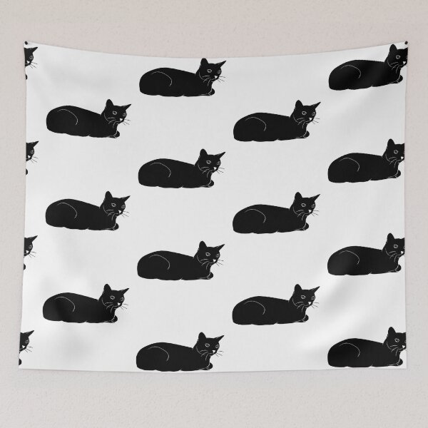 Item preview, Cat Sitting Side Silhouette designed and sold by kotastrophe.
