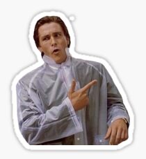 Patrick Bateman Amerikanische Psycho CHECK IT Sticker
