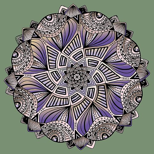 Floral Mandalas 087 (Style:18)