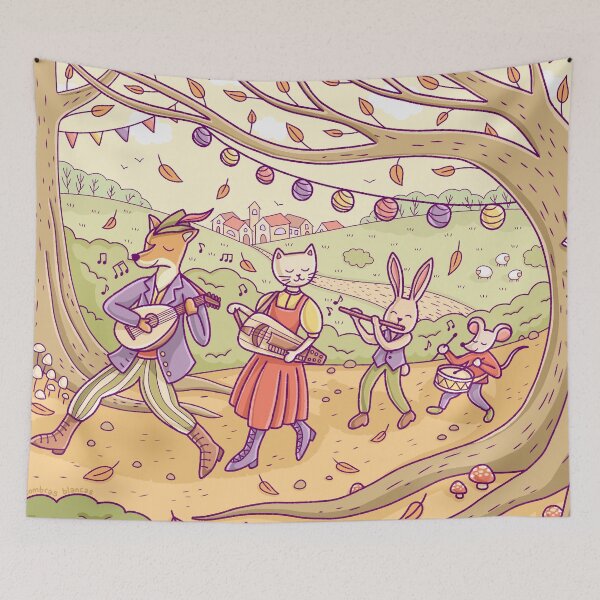 Item preview, Forest Musicians designed and sold by sombrasblancas.