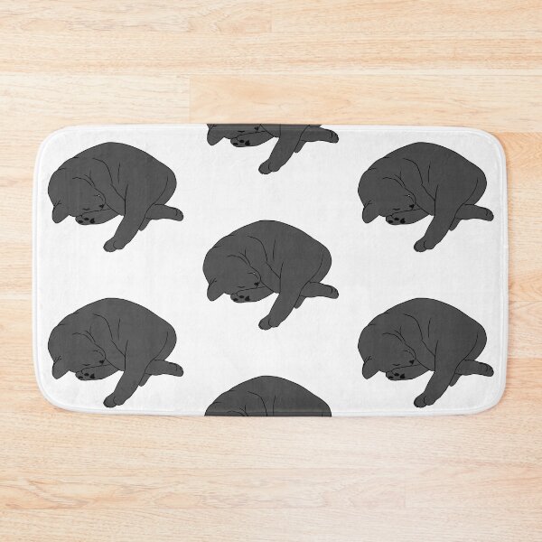 Item preview, Cat Sleep Angled Gray designed and sold by kotastrophe.