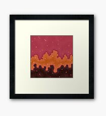 Herbst Starscape Gerahmtes Wandbild
