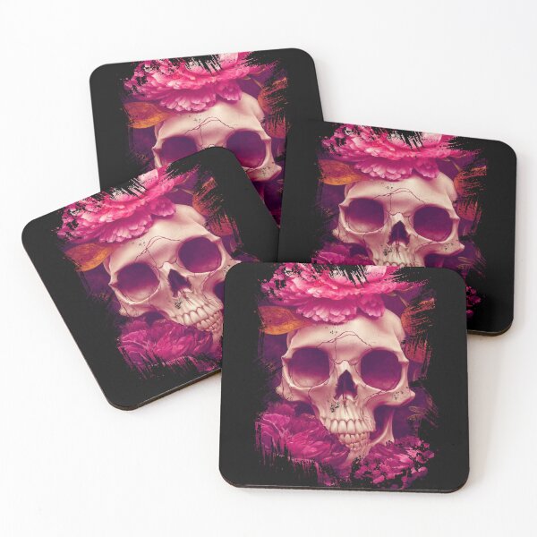 Item preview, Flowerpunk Peony Skull designed and sold by mayza-shop.