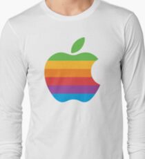 Vintage Apple Logo Long Sleeve T-Shirt