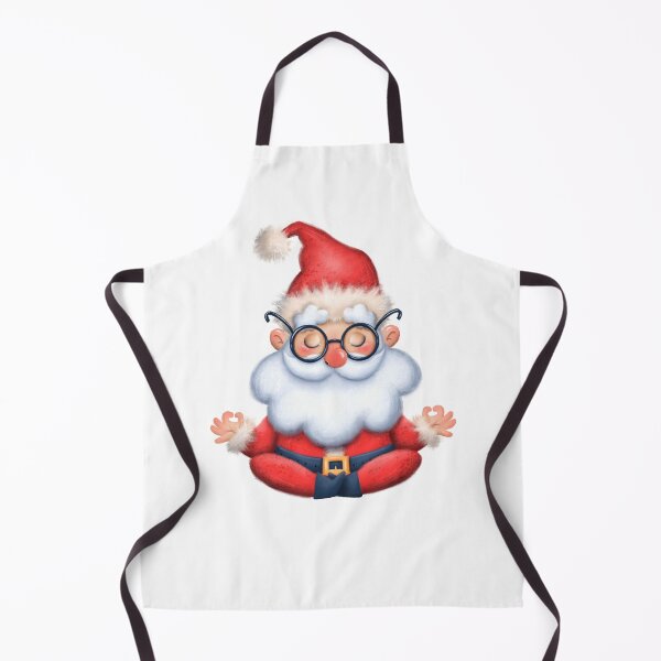 Item preview, Santa doing yoga designed and sold by RIXXI HEY CO..
