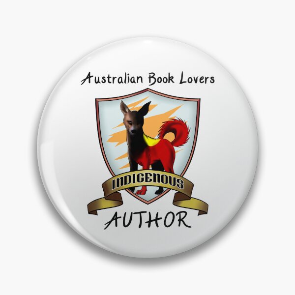 Item preview, ABL Indigenous author - black text designed and sold by AusBookLovers.