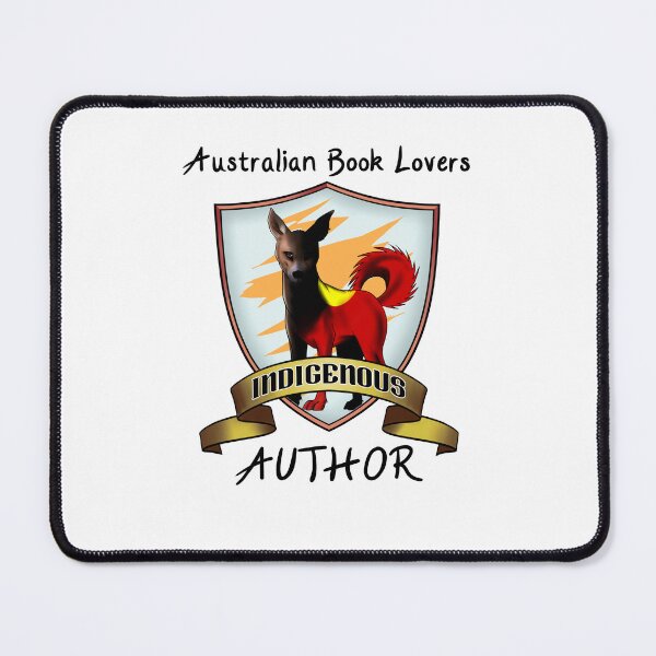 Item preview, ABL Indigenous author - black text designed and sold by AusBookLovers.