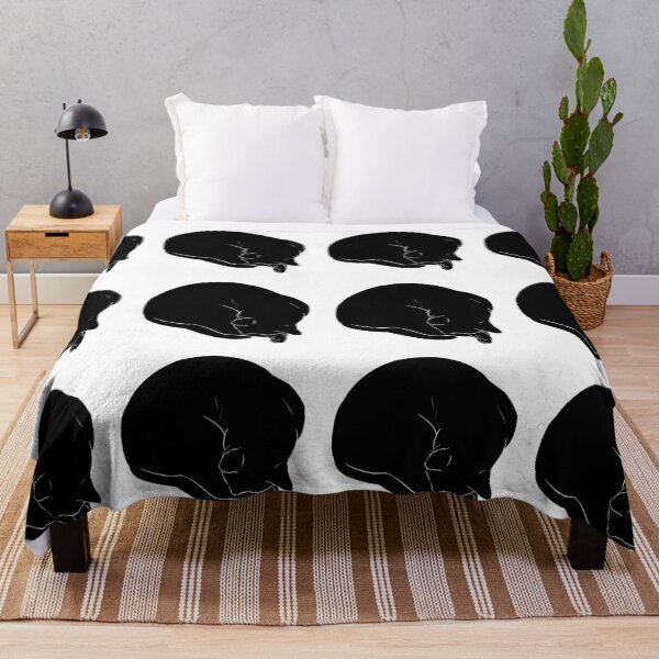 Item preview, Cat Sleep Curled Up Silhouette designed and sold by kotastrophe.