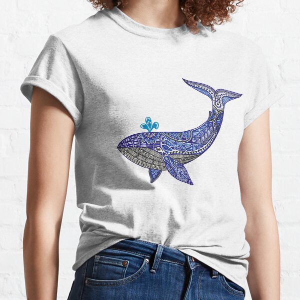 Blue Whale - Marine life Classic T-Shirt