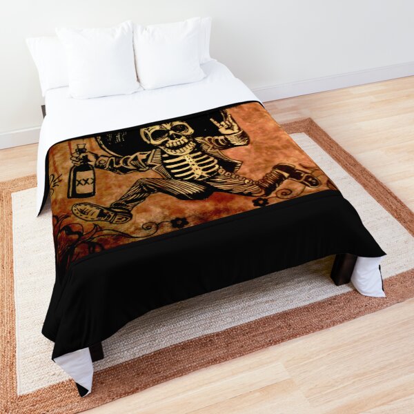 Posada Day of the Dead Outlaw Comforter