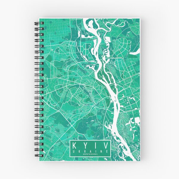 Item preview, Kyiv City Map of Ukraine - Watercolor designed and sold by deMAP.