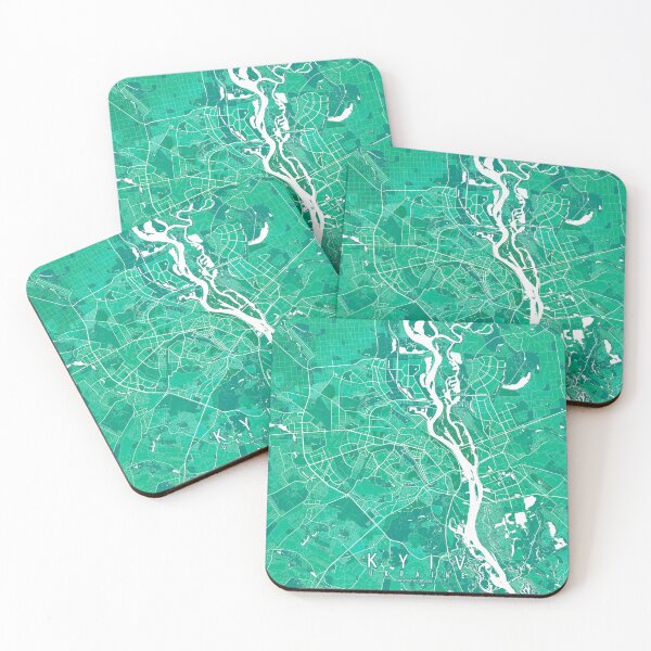 Item preview, Kyiv City Map of Ukraine - Watercolor designed and sold by deMAP.