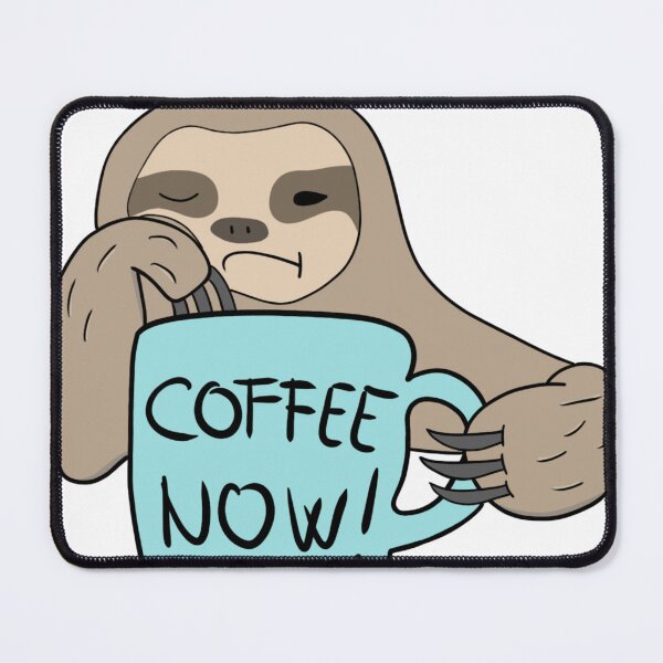 Item preview, Feeling Slothee Need More Coffee. Cute sloth sleeping. Sticker designed and sold by BestArtDZ.