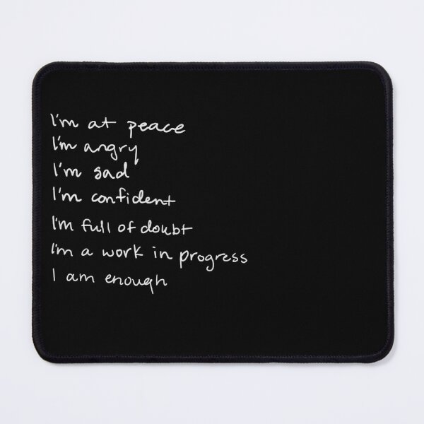 Item preview, I am enough by Selena Gomez (My Mind & Me) - Design nº3 designed and sold by selenahandmade.
