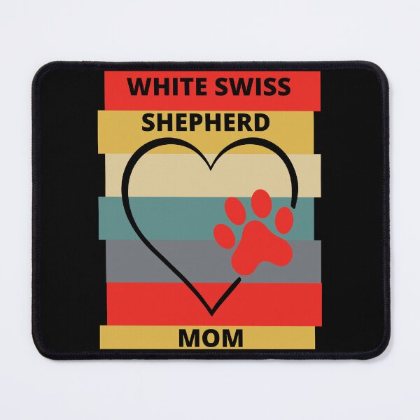 Item preview, White Swiss Shepherd Mom designed and sold by RockBeeDesigns.