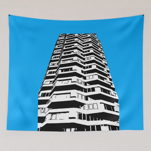 Item preview, Blue 50pence Croydon  designed and sold by Nonsense and Relish.